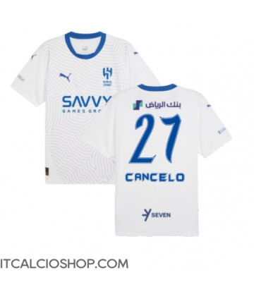 Al-Hilal Joao Cancelo #27 Seconda Maglia 2024-25 Manica Corta